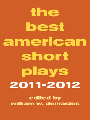 cover image of The Best American Short Plays 2011-2012